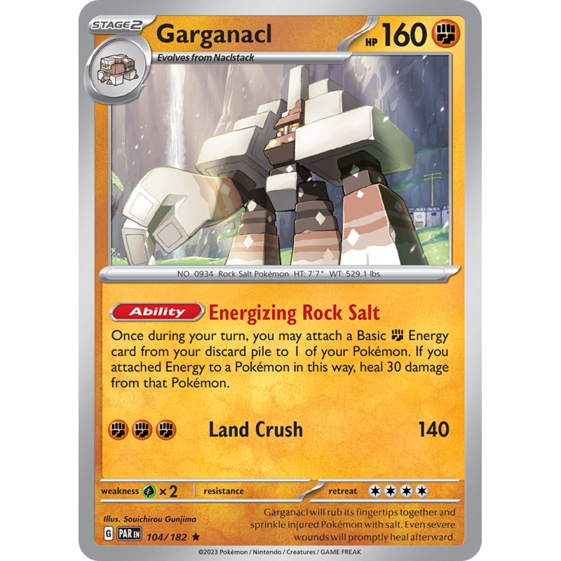 Garganacl (104/182) [Scarlet & Violet: Paradox Rift]