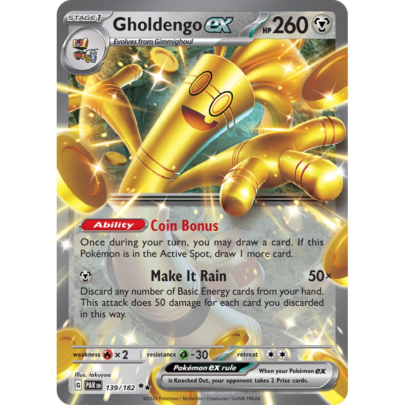 Gholdengo ex (139/182) [Scarlet & Violet: Paradox Rift]
