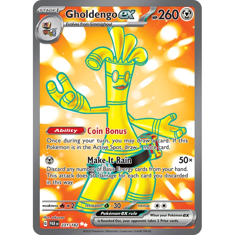 Gholdengo ex (231/182) [Scarlet & Violet: Paradox Rift]