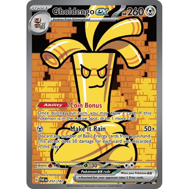 Gholdengo ex (252/182) [Scarlet & Violet: Paradox Rift]