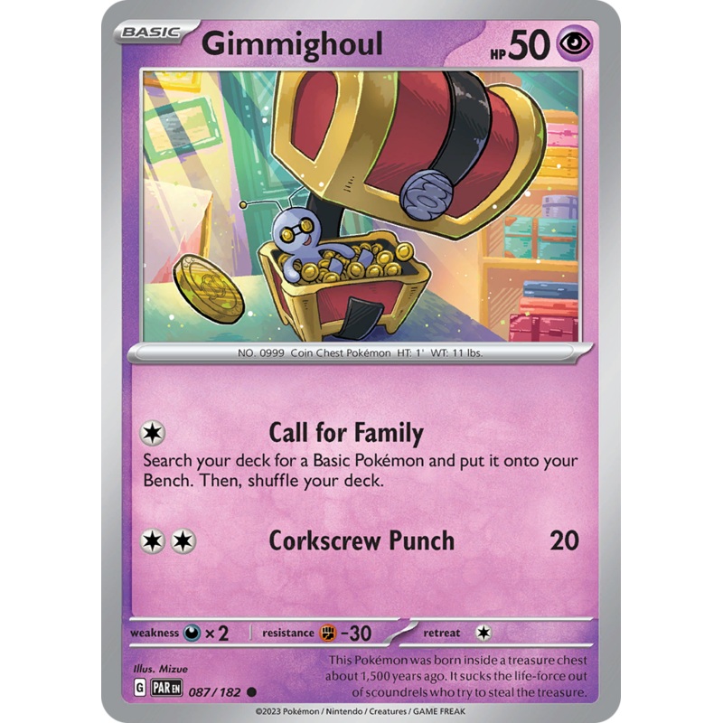 Gimmighoul (087/182) [Scarlet & Violet: Paradox Rift]