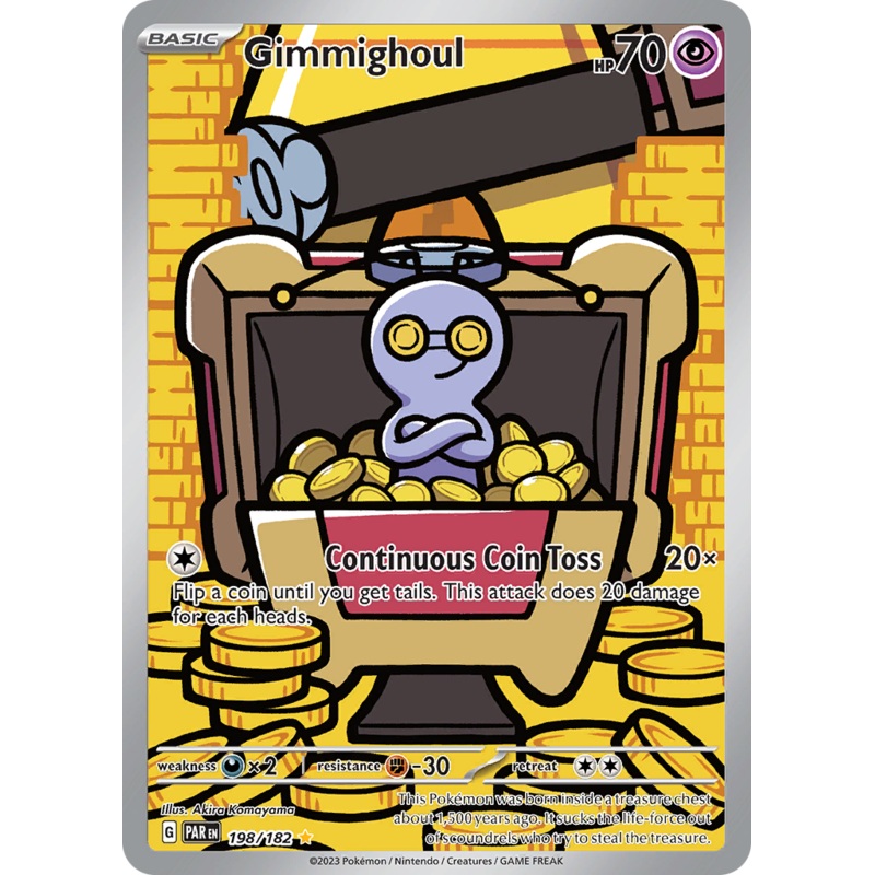 Gimmighoul (198/182) [Scarlet & Violet: Paradox Rift]