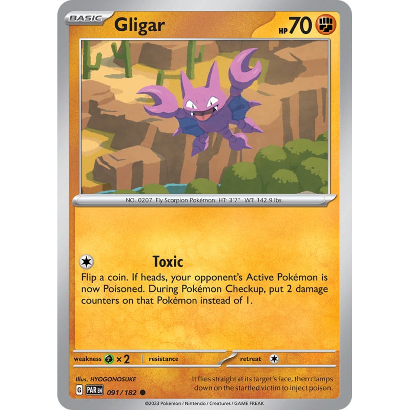 Gligar (091/182) [Scarlet & Violet: Paradox Rift]