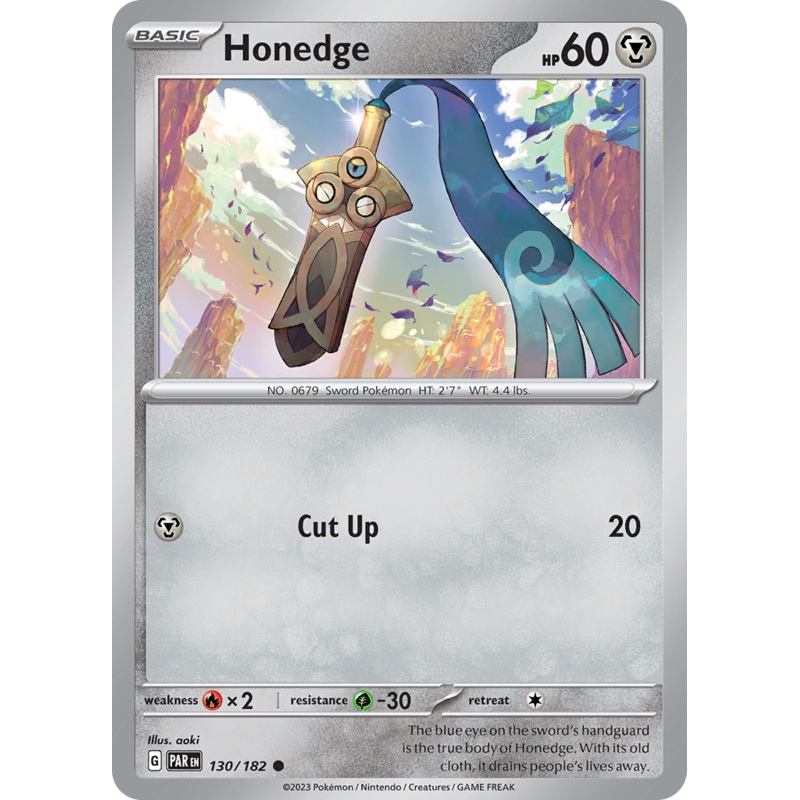 Honedge (130/182) [Scarlet & Violet: Paradox Rift]