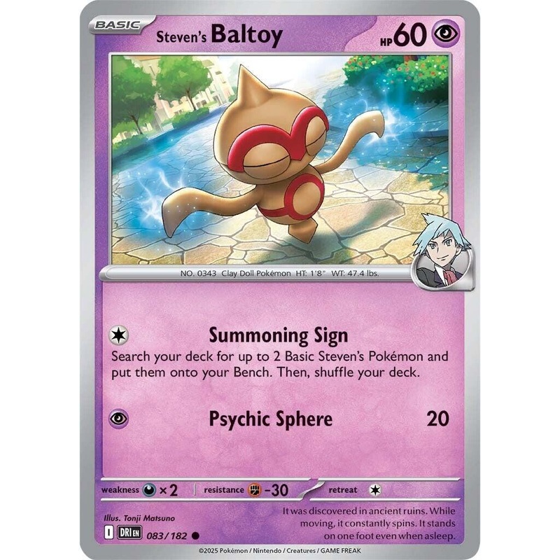 Steven's Baltoy (083/182) [Scarlet & Violet: Destined Rivals]