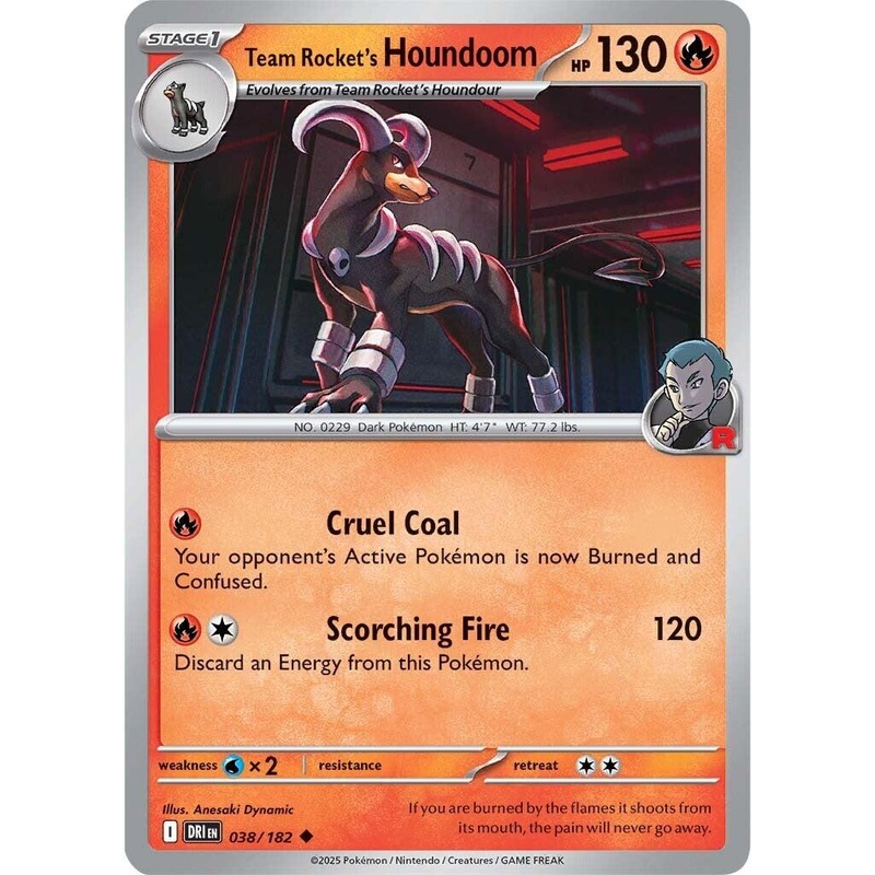 Team Rocket's Houndoom (038/182) [Scarlet & Violet: Destined Rivals]