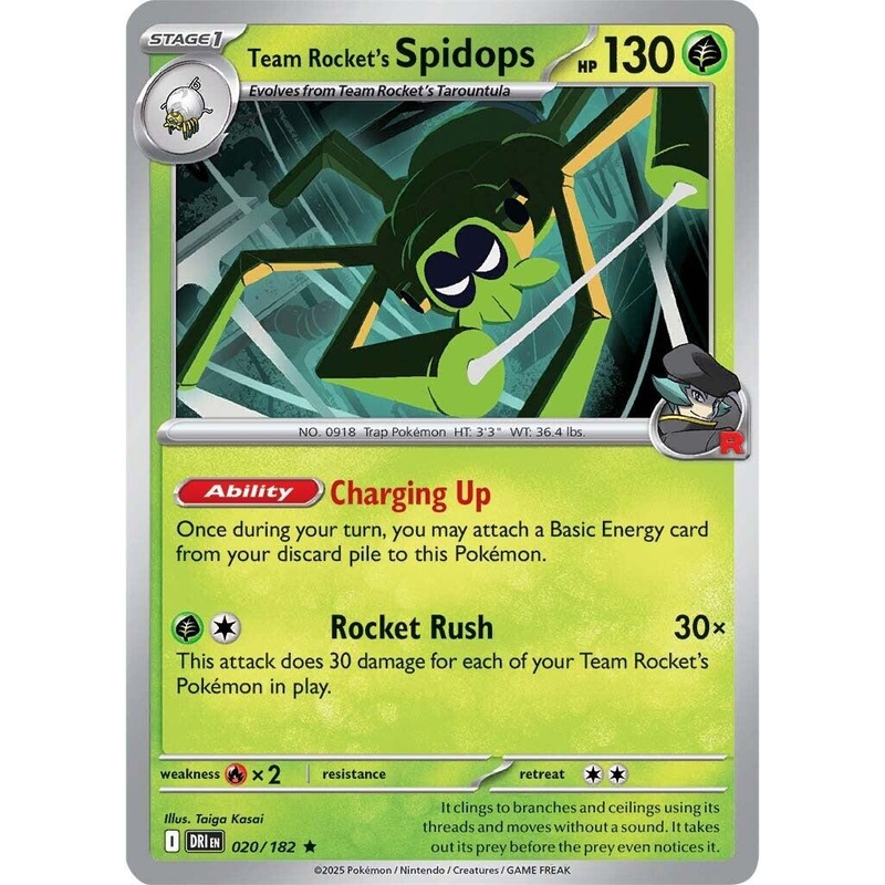 Team Rocket's Spidops (020/182) [Scarlet & Violet: Destined Rivals]