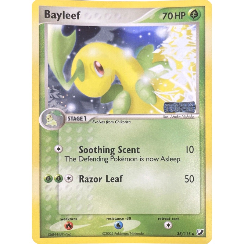 Bayleef (35/115) (Stamped) [EX: Unseen Forces]