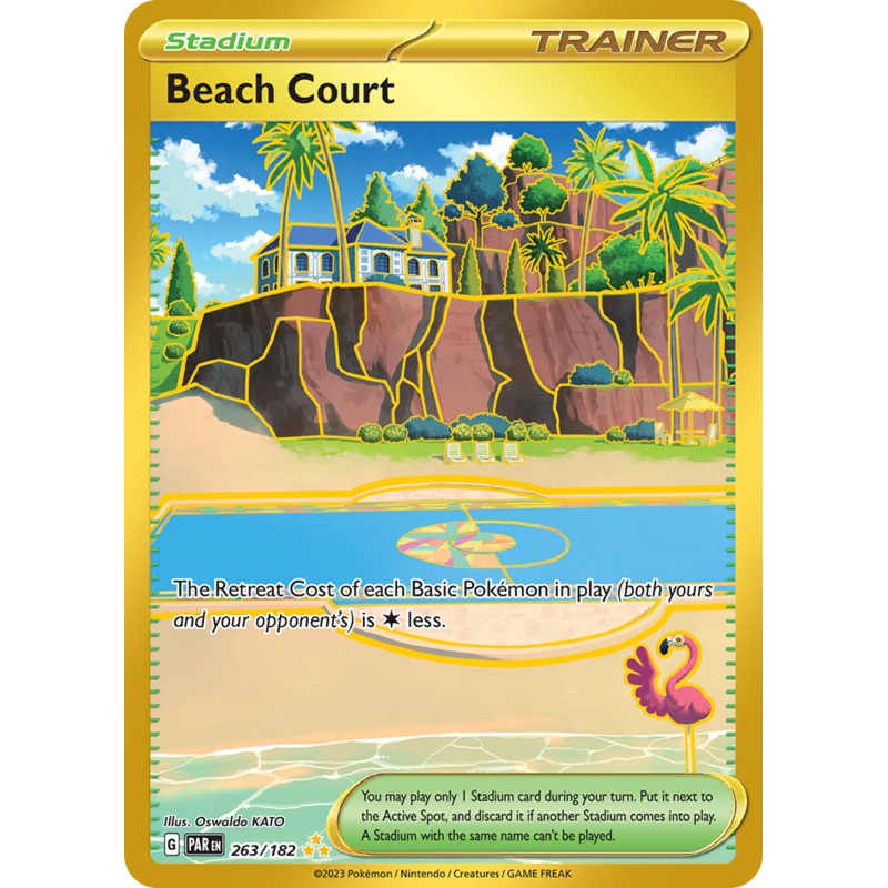 Beach Court (263/182) [Scarlet & Violet: Paradox Rift]