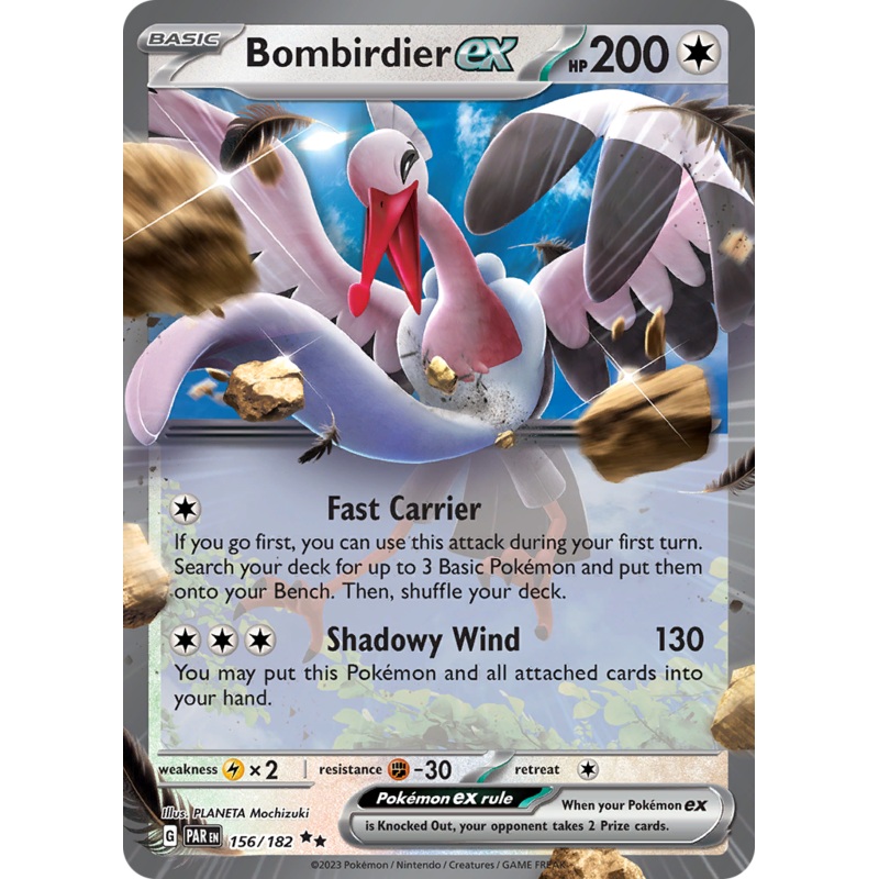 Bombirdier ex (156/182) [Scarlet & Violet: Paradox Rift]
