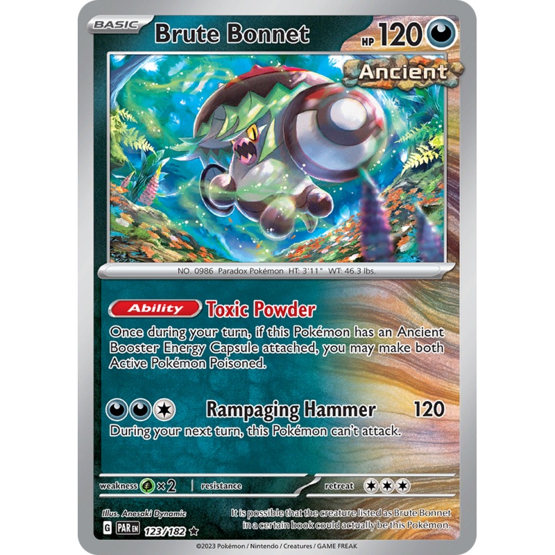 Brute Bonnet (123/182) [Scarlet & Violet: Paradox Rift]