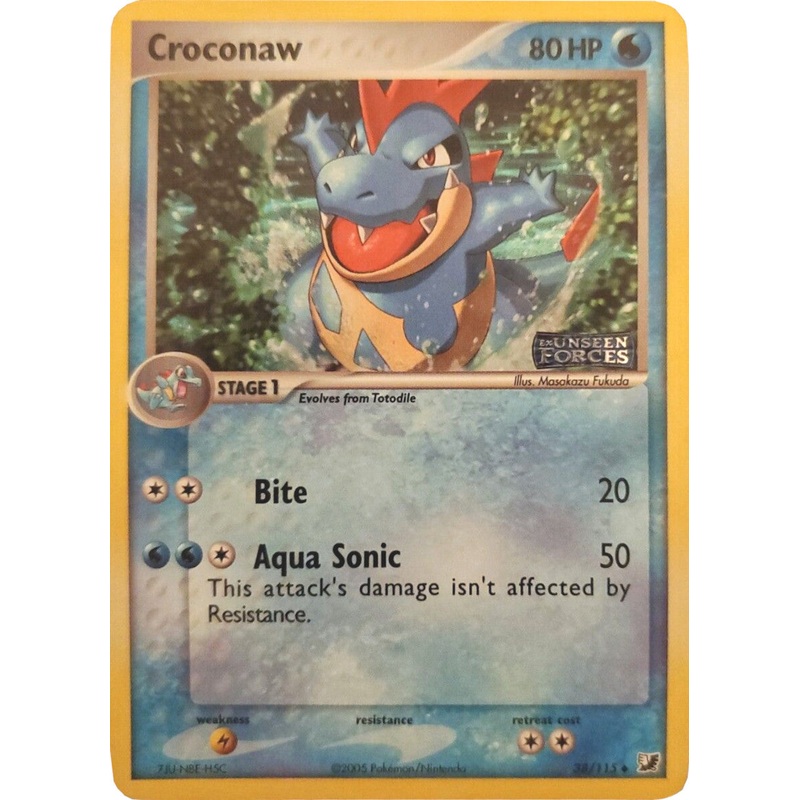 Croconaw (38/115) (Stamped) [EX: Unseen Forces]
