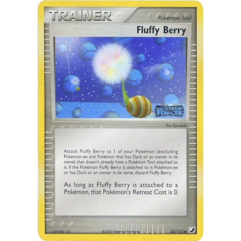Fluffy Berry (85/115) (Stamped) [EX: Unseen Forces]