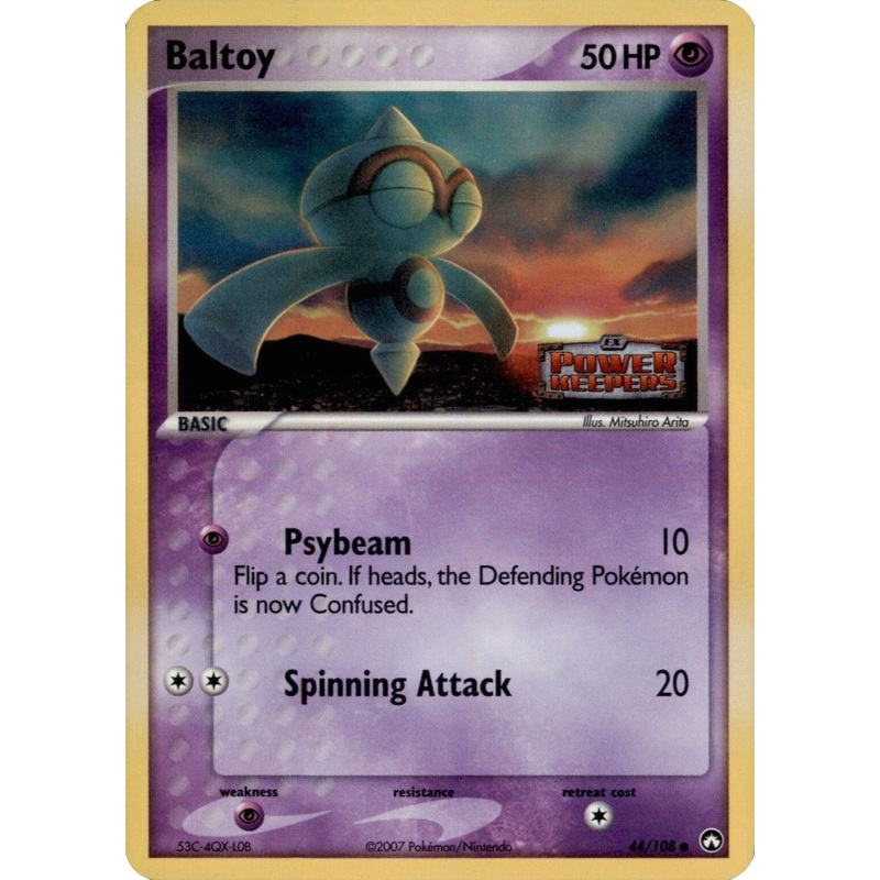 Baltoy (44/108) (Stamped) [EX: Power Keepers]
