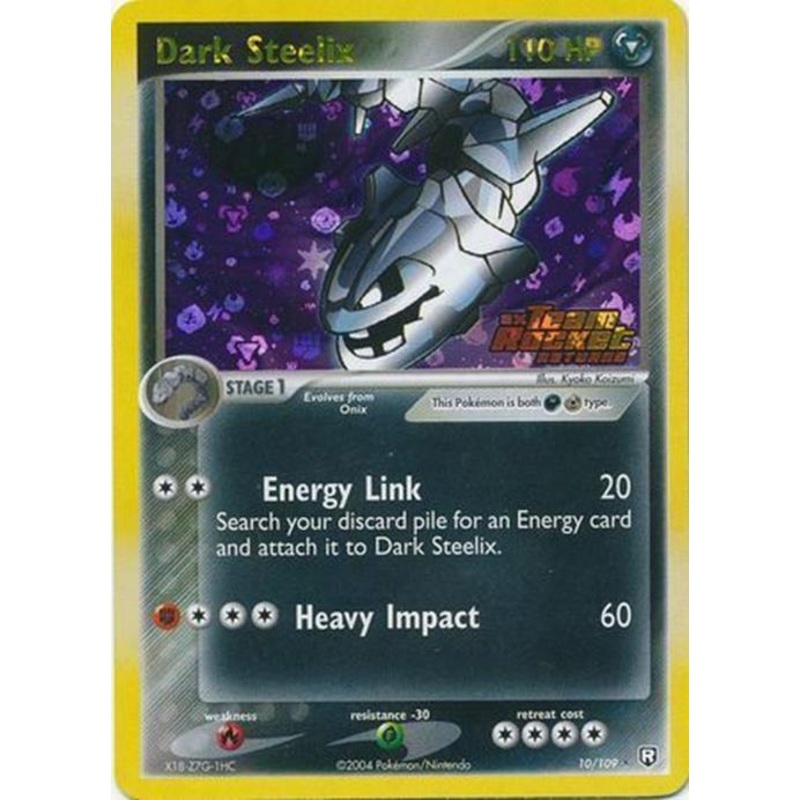 Dark Steelix (10/109) (Stamped) [EX: Team Rocket Returns]