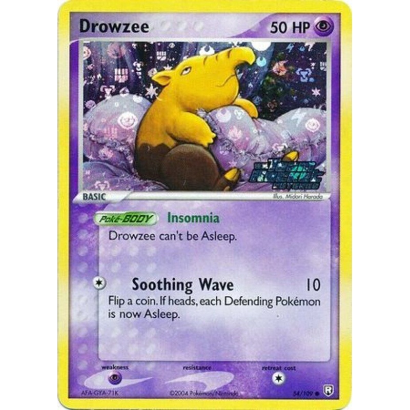 Drowzee (54/109) (Stamped) [EX: Team Rocket Returns]