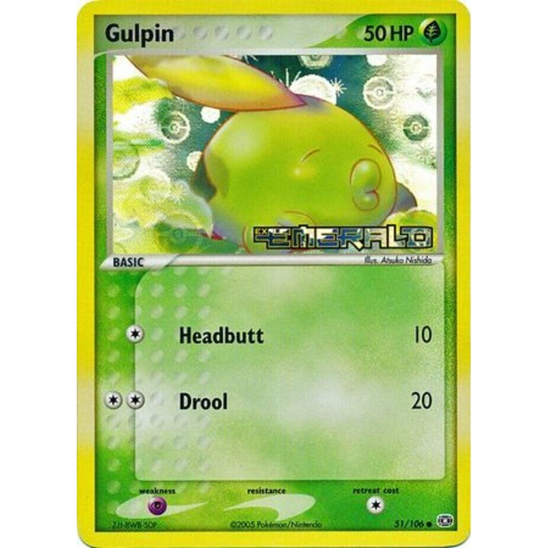 Gulpin (51/106) (Stamped) [EX: Emerald]