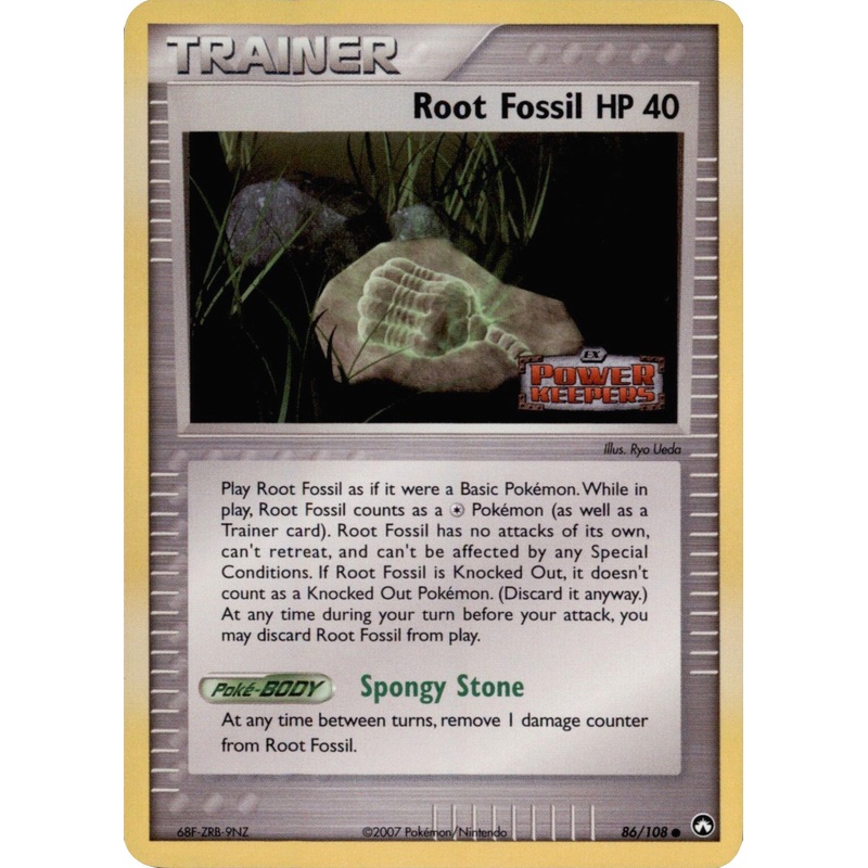 Root Fossil (86/108) (Stamped) [EX: Power Keepers]