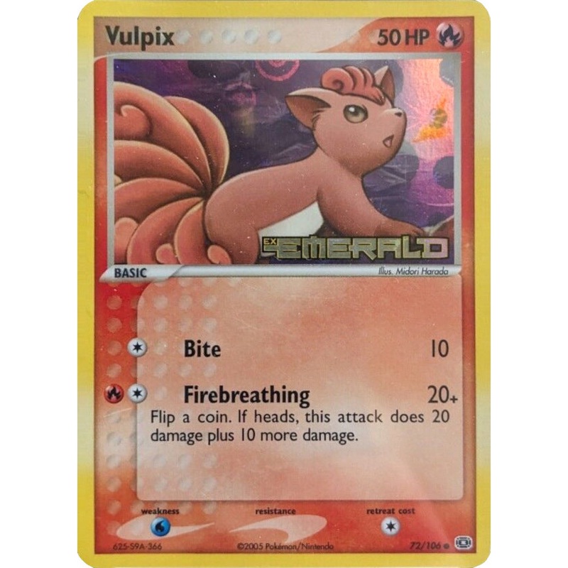 Vulpix (72/106) (Stamped) [EX: Emerald]