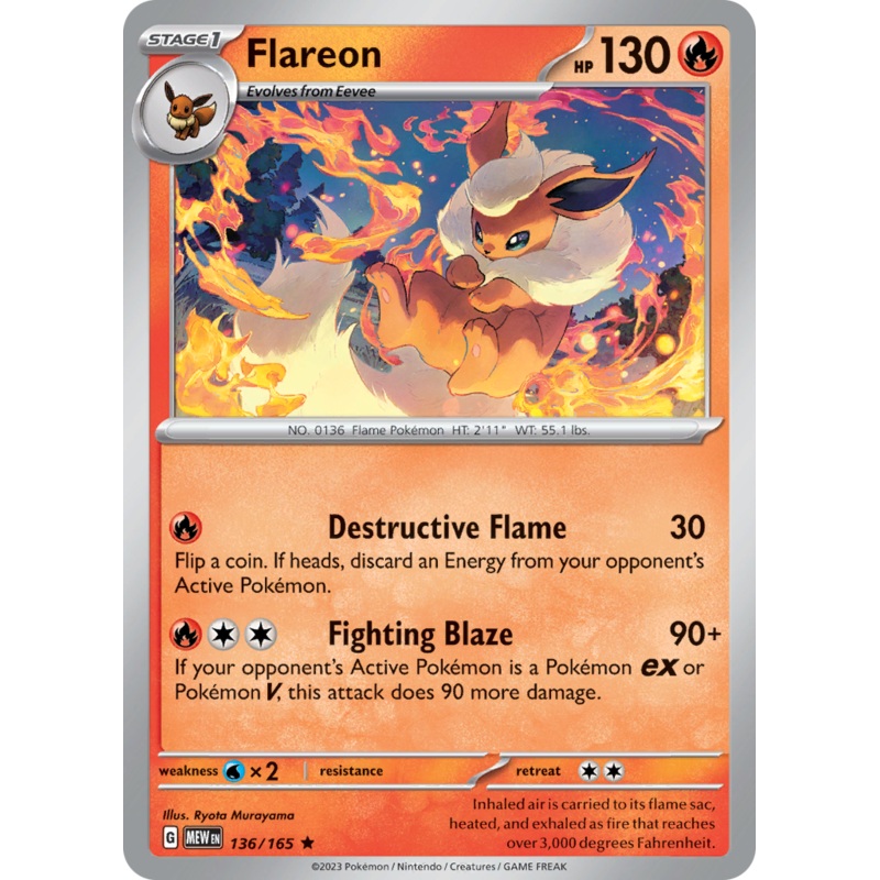 Flareon (136/165) [Scarlet & Violet 151]