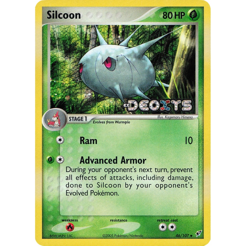 Silcoon (46/107) (Stamped) [EX: Deoxys]