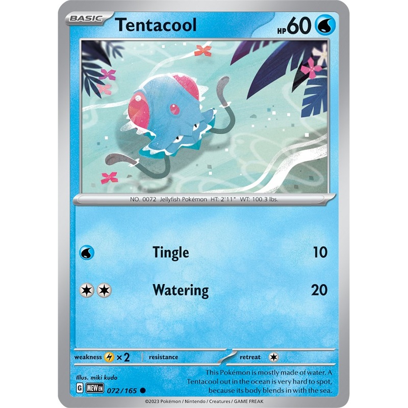 Tentacool (072/165) [Scarlet & Violet 151]