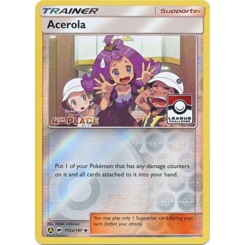 Acerola (112a/147) (League Promo 4th Place) [Sun & Moon: Burning Shadows]