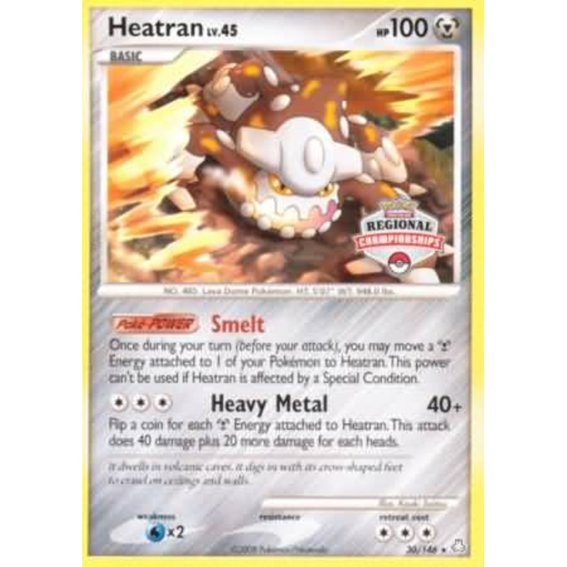 Heatran (30/146) (Regional Championships) [Diamond & Pearl: Legends Awakened]