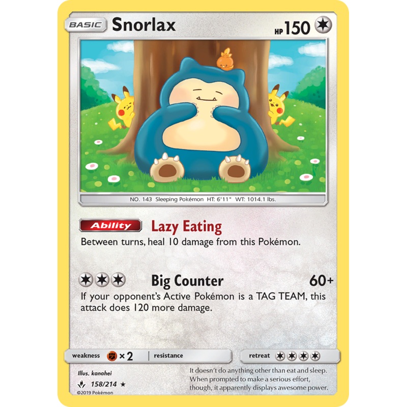 Snorlax (158/214) [Sun & Moon: Unbroken Bonds]