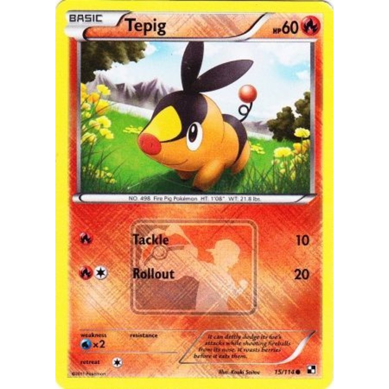 Tepig (15/114) (League Promo) [Black & White: Base Set]