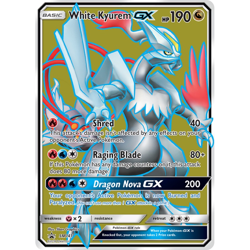 White Kyurem GX (SM141) [Sun & Moon: Black Star Promos]