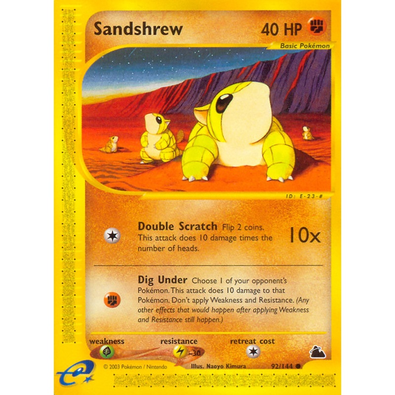 Sandshrew (92/144) [Skyridge]