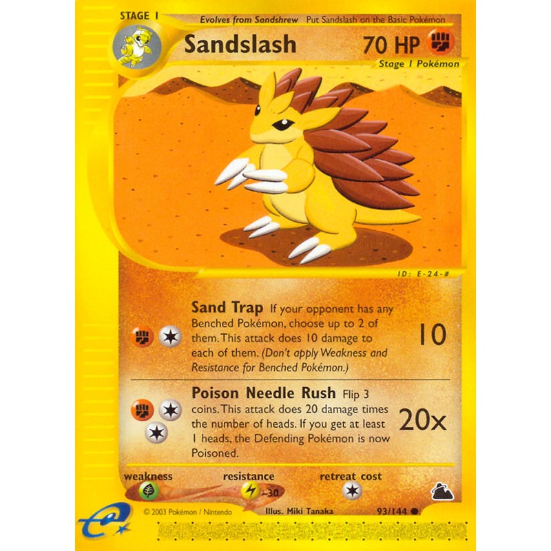 Sandslash (93/144) [Skyridge]