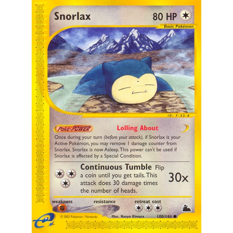 Snorlax (100/144) [Skyridge]