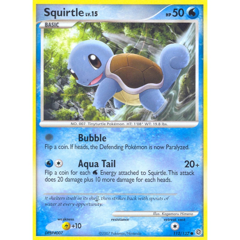 Squirtle (112/132) [Diamond & Pearl: Secret Wonders]