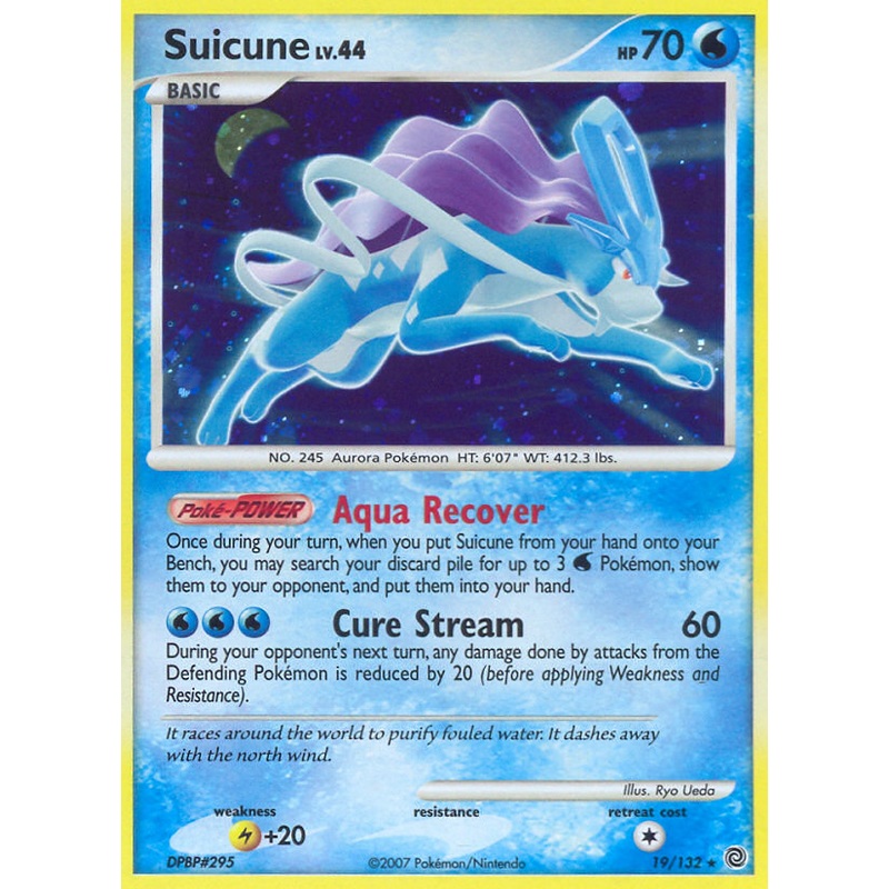 Suicune (19/132) [Diamond & Pearl: Secret Wonders]