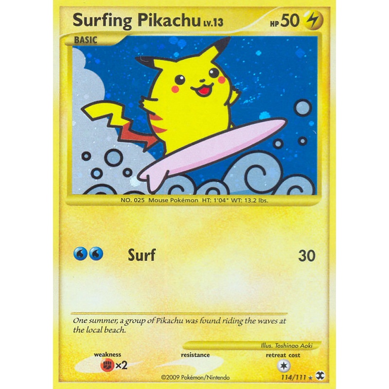Surfing Pikachu (114/111) [Platinum: Rising Rivals]