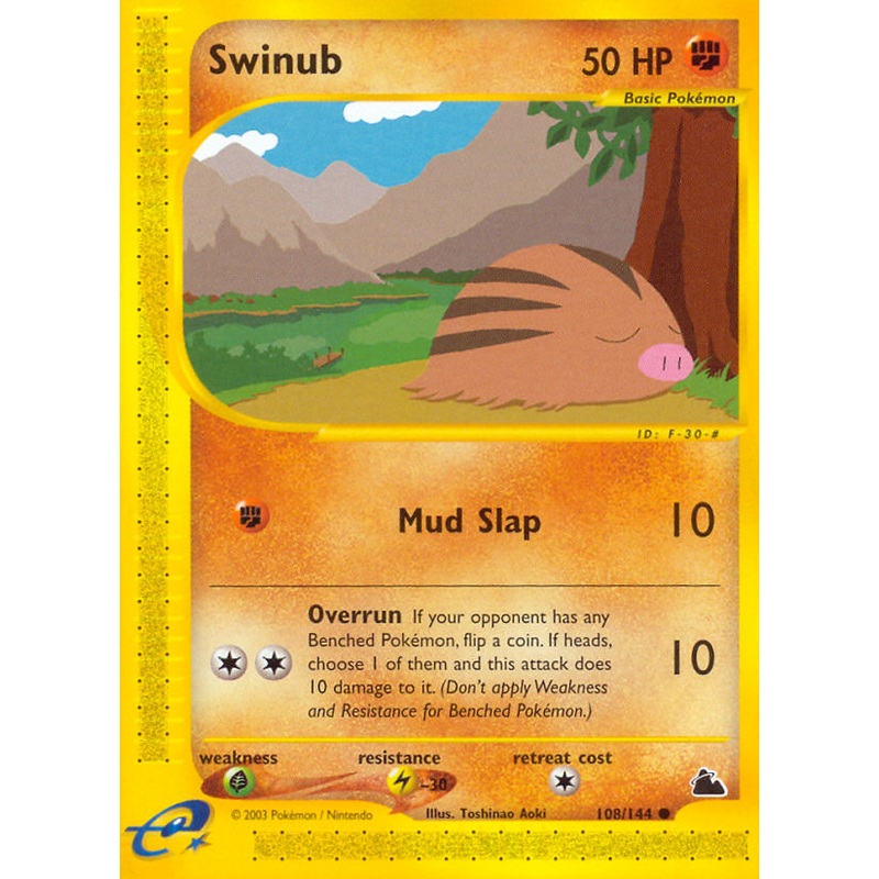Swinub (108/144) [Skyridge]