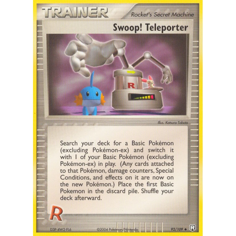 Swoop! Teleporter (92/109) [EX: Team Rocket Returns]
