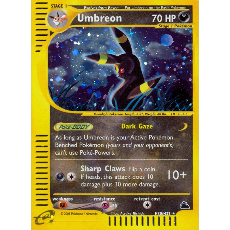 Umbreon (H30/H32) [Skyridge]