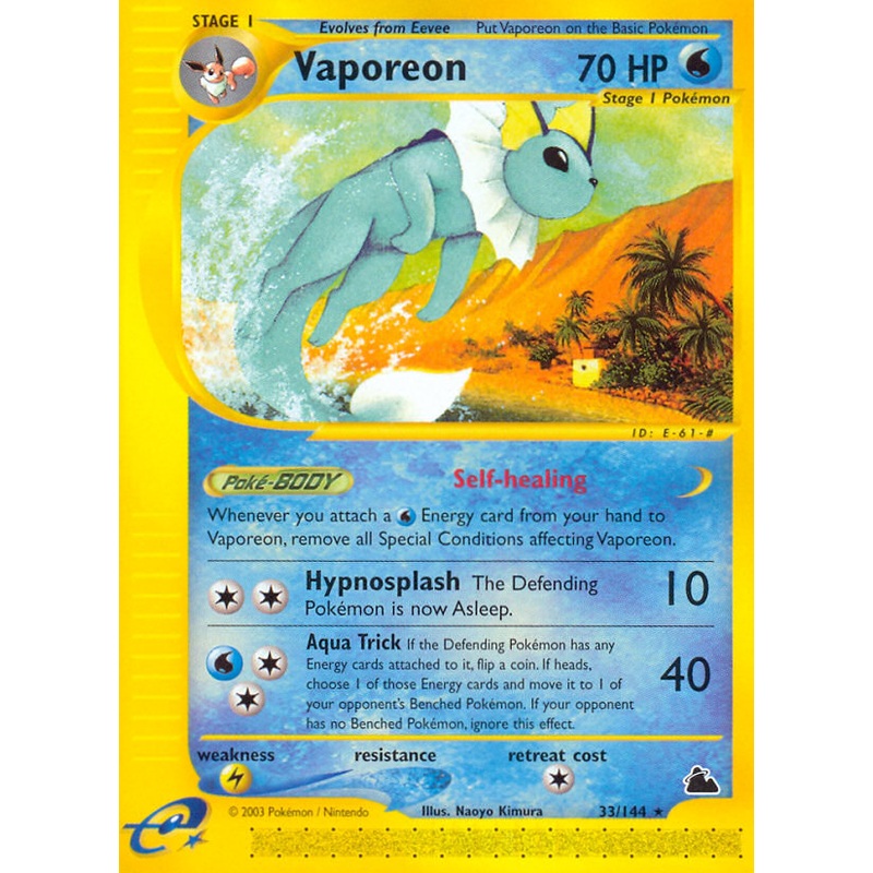Vaporeon (33/144) [Skyridge]