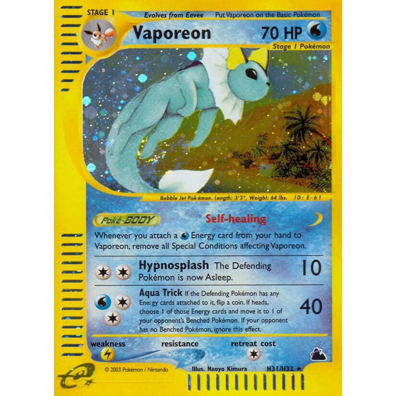 Vaporeon (H31/H32) [Skyridge]