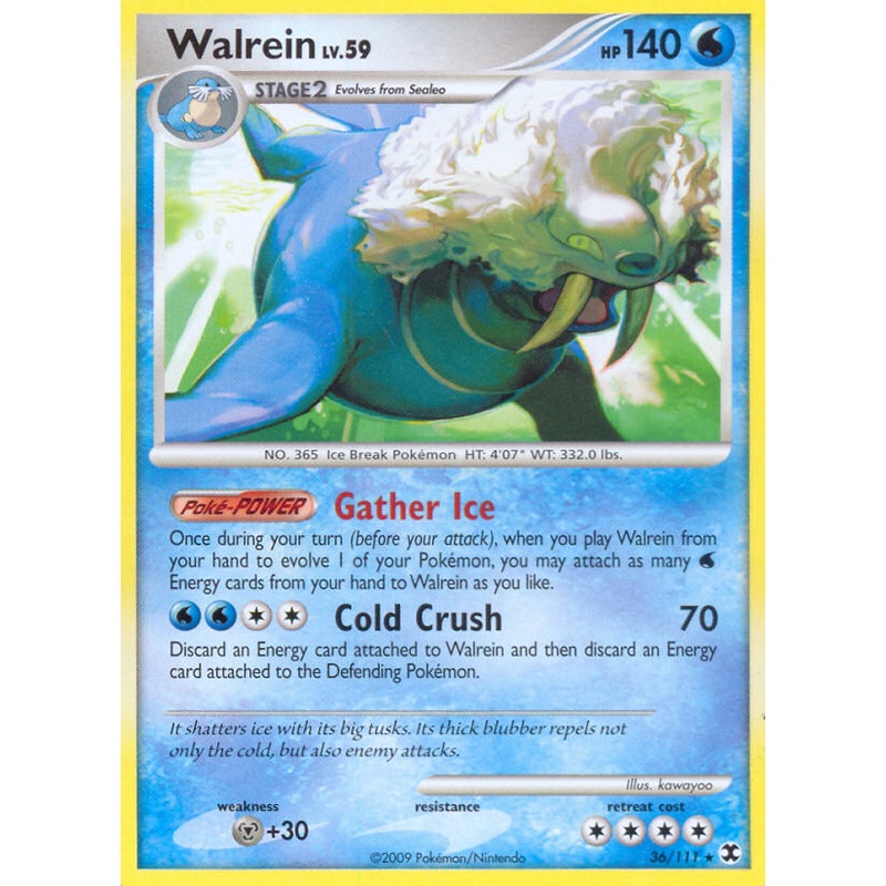 Walrein (36/111) [Platinum: Rising Rivals]