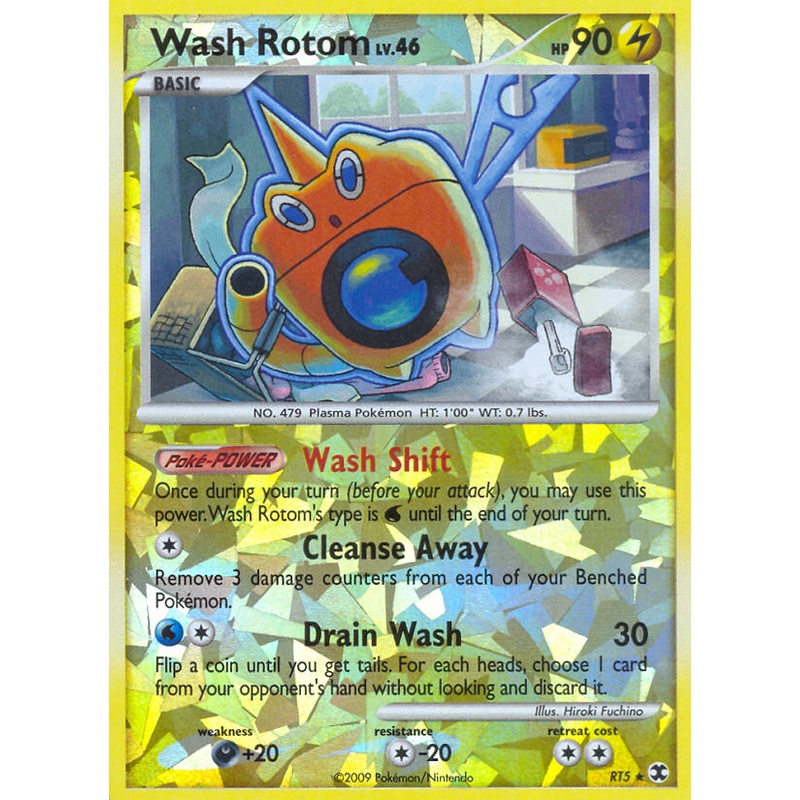 Wash Rotom (RT5) [Platinum: Rising Rivals]