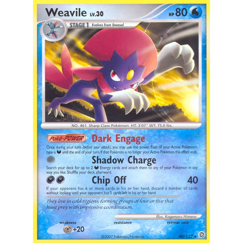 Weavile (40/132) [Diamond & Pearl: Secret Wonders]