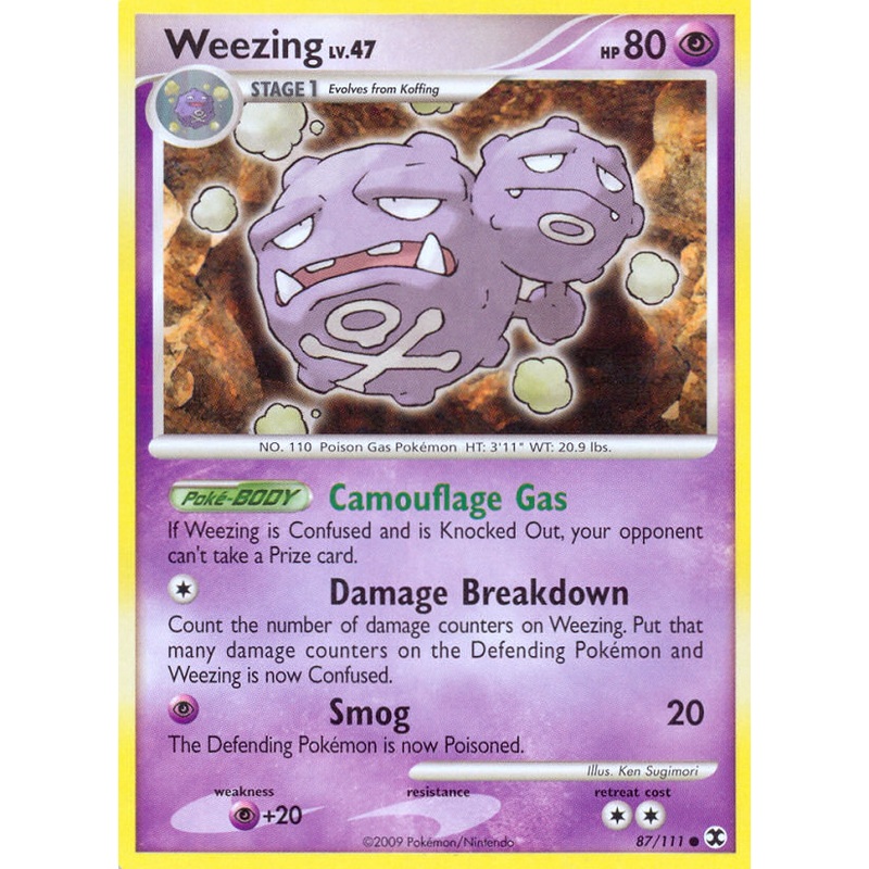 Weezing (87/111) [Platinum: Rising Rivals]
