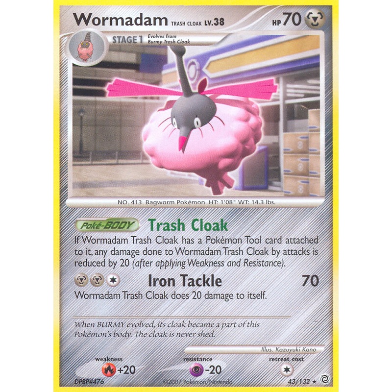 Wormadam Trash Cloak (43/132) [Diamond & Pearl: Secret Wonders]