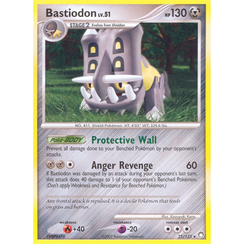 Bastiodon (21/123) [Diamond & Pearl: Mysterious Treasures]