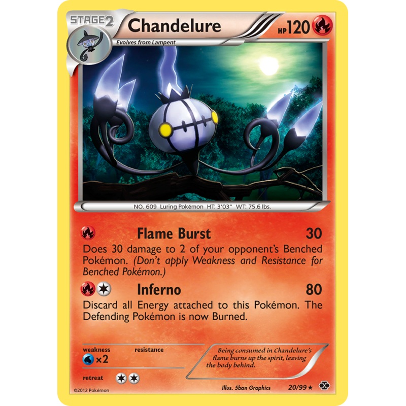 Chandelure (20/99) [Black & White: Next Destinies]