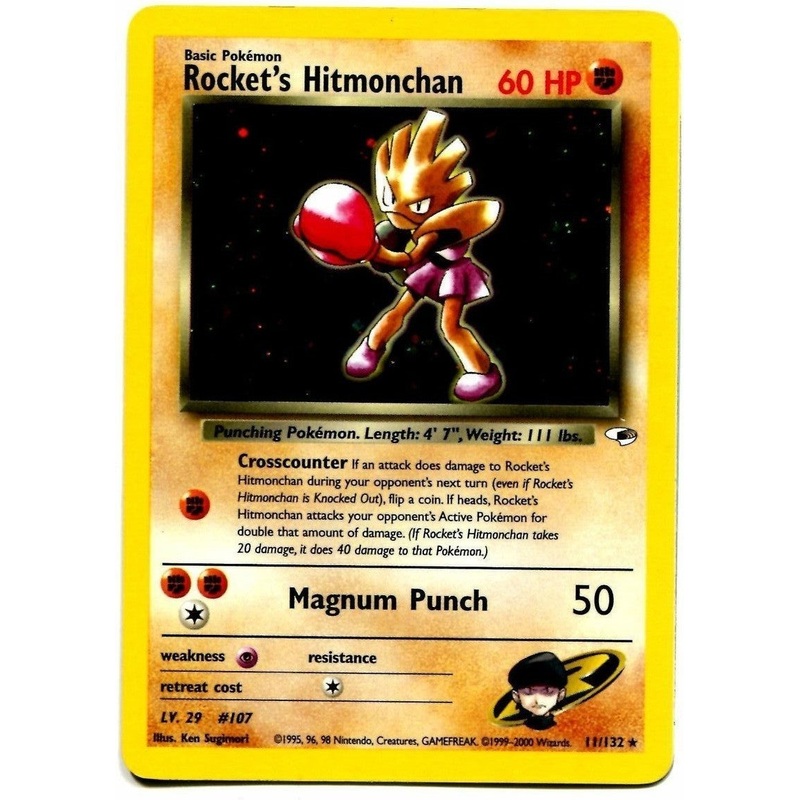 Rocket's Hitmonchan (11/132) [Gym Heroes Unlimited]